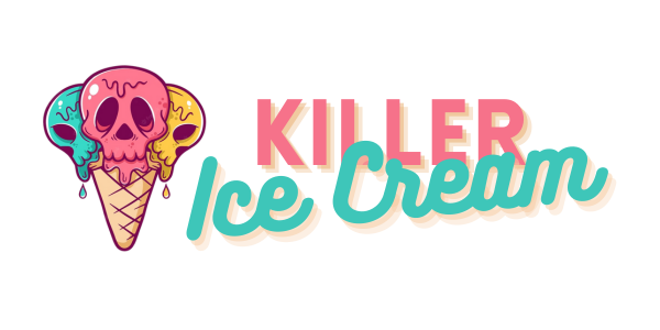 Killer Ice Cream // Playful Logo Design by Jessica Dooley