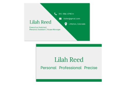 Custom Business Cards by Jessica Dooley